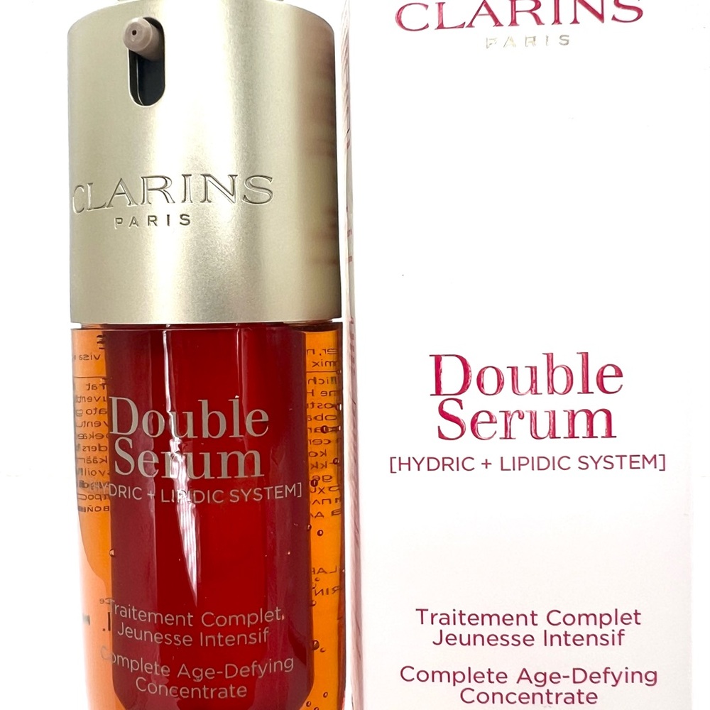 Clarins Double Serum - Hydric + Lipid System - 1.7oz New In Box - $140 retail